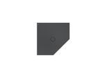 Bette BetteFloor Caro Duschfläche 7191-400AE Antirutsch/Pro, raven, 90x90cm