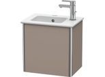 Duravit XSquare Waschtisch-Unterschrank XS4170R4343 58,4x49,1x39cm, Tür rechts, Basalt matt