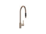 Dornbracht Tara Ultra Pull-down Küchenarmatur 33870875-42 herausziehbar, mit Brausefunktion, Ausladung 240mm, Bronze gebürstet