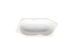 Bette BetteMetric 6-Eck-Badewanne 6841-287 starwhite, 206x90x45cm, Fußende links, Überlauf vorne