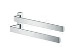 hansgrohe Axor Handtuchhalter 42821800 409mm, 2-armig, schwenkbar, Edelstahl-Optik