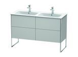 Duravit XSquare Waschtisch-Unterschrank XS444903939 128x59,2x47,8cm, 4 Auszüge, Nordic weiß seidenmatt