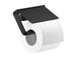 hansgrohe Axor Papierrollenhalter 42836670 mit Deckel, Metall, mattschwarz