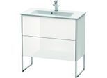 Duravit XSquare Waschtisch-Unterschrank XS445502222 81x59,2x38,8cm, 2 Auszüge, weiß hochglanz