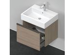 Duravit D-Neo Waschtisch-Unterschrank DE427103535 58,4 x 44,2 cm, Eiche Terra, wandhängend, 1 Auszug