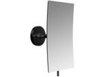 Emco Round Klebe-Wandspiegel 109413337 132 x 208 mm, eckig, 3-fach, schwarz