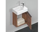 Duravit D-Neo Waschtisch-Unterschrank DE4218R7979 36,4 x 22,2 cm, Nussbaum Natur, wandhängend, 1 Türe, rechts