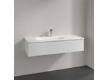 Villeroy und Boch Antao Waschtisch-Unterschrank K03000GF 118,8x25,6x49,3cm, ohne Frontstruktur, glossy white lacquer