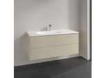Villeroy und Boch Antao Waschtisch-Unterschrank L06000HJ 118,8x50,4x49,3cm, ohne Frontstruktur, silk grey matt lacquer