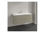 Villeroy und Boch Antao Waschtisch-Unterschrank L06000HK 118,8x50,4x49,3cm, ohne Frontstruktur, stone grey matt lacquer
