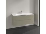 Villeroy und Boch Antao Waschtisch-Unterschrank K06100HK 118,8x50,4x49,3cm, mit Frontstruktur, stone grey matt lacquer