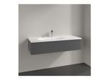 Villeroy und Boch Antao Waschtisch-Unterschrank L03100GK 118,8x25,6x49,3cm, mit Frontstruktur, anthracite matt lacquer, mit Beleuchtung