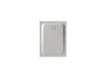 Bette BetteUltra Duschwanne 1260-410AE 120x90x3,5cm, Antirutsch/Pro, silver