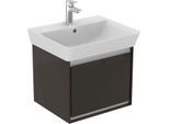 Ideal Standard Connect Air Waschtischunterschrank E0844VY, braun matt/weiss matt, 1 Auszug