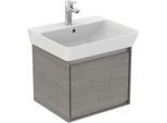 Ideal Standard Connect Air Waschtischunterschrank E0844PS, Eiche grau Dekor/weiss matt, 1 Auszug