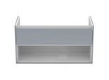 Ideal Standard Connect Air Waschtischunterschrank E0828EQ, Hellgrau glänzend/weiss matt, 1 Auszug