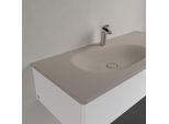 Villeroy und Boch Antao Schrankwaschtisch 4A77L2AM 120x50cm, eckig, 1 Hahnloch, ohne Überlauf, almond C-plus