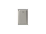 Bette BetteUltra Duschwanne 1680-416PLUS 120x80x3,5cm, Glasur, stone