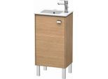 Duravit Brioso Waschtischunterbau BR4400L1052 420x683mm Europ. Eiche, Tür links, Griff Chrom