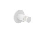 Herzbach Deep White Brauseanschlussbogen 23.685200.1.07 mit Konushalter starr, weiß matt