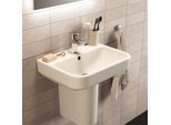 Ideal Standard i.life S Kompakt-Waschtisch T4585MA mit Hahnloch und Überlauf, 50 x 38 x 18 cm, weiß Ideal Plus