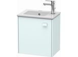 Duravit Brioso Waschtischunterbau BR4000L0909 420x442x289mm, Lichtblau Matt, Tür links