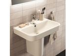 Ideal Standard i.life S Kompakt-Waschtisch T4583MA mit Hahnloch und Überlauf, 60 x 38 x 18 cm, weiß Ideal Plus