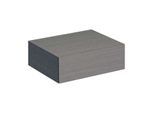 Geberit Xeno² Seitenschrank 500507431 58x20x46,2cm, mit Schublade, strukturiert/sculturagrau