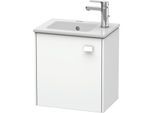 Duravit Brioso Waschtischunterbau BR4000L1818 420x442x289mm, Weiß Matt, Tür links