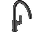 hansgrohe Vernis Blend M35 Küchenarmatur 210 1jet 71870670 schwarz matt