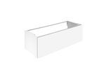 Keuco X-Line Waschtisch-Unterschrank 33181140000 Dekor trüffel seidenmatt, Glas trüffel klar, 120x40x49cm