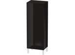 Duravit L-Cube Halbhochschrank LC1179L4040 50x36,3x132cm, Tür links, schwarz hochglanz