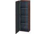 Duravit L-Cube Halbhochschrank LC1168L1313 40x24,3x132cm, Tür links, amerikanischer nussbaum