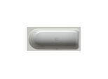 Bette BetteOcean Low-Line Badewanne 8839-002 manhattan, 180x80x38cm, Fußende rechts, Überlauf vorne