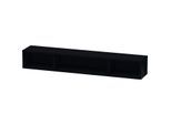 Duravit L-Cube Regalelement LC120004040 80 x 14 cm, schwarz hochglanz, 3 Fächer, horizontal