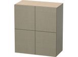 Duravit L-Cube Halbhochschrank LC117707575 70x36,3x80cm, 2 Türen, leinen