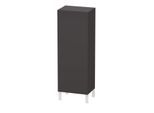 Duravit L-Cube Halbhochschrank LC1179R8080 50x36,3x132cm, Tür rechts, graphit supermatt
