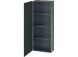 Duravit L-Cube Halbhochschrank LC1169L8989 50x24,3x132cm, Tür links, flannel grey hochglanz