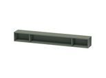 Duravit L-Cube Regalelement LC120108989 100 x 14 cm, flannel grey hochglanz, 3 Fächer, horizontal