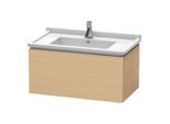 Duravit L-Cube Waschtisch-Unterschrank LC616503030 82 x 46,9 cm, Eiche natur, 1 Auszug, wandhängend