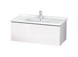 Duravit L-Cube Waschtisch-Unterschrank LC616608585 102 x 46,9 cm, weiß hochglanz, 1 Auszug, wandhängend