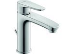 Duravit B.1 Waschtischarmatur M B11020001010 chrom, mit Ablaufgarnitur, Ausladung 139 mm