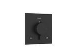 hansgrohe Ecostat Comfort E Thermostat 33716670 Unterputz , für 2 Verbraucher, 23 l/min, EN 1717, schwarz matt