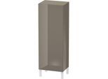 Duravit L-Cube Halbhochschrank LC1179L8989 50x36,3x132cm, Tür links, flannel grey hochglanz