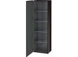 Duravit L-Cube Hochschrank LC1181L4040 50x36,3x176cm, Tür links, schwarz hochglanz