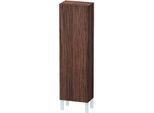 Duravit L-Cube Halbhochschrank LC1168R2121 40x24,3x132cm, Tür rechts, nussbaum dunkel