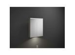 Burgbad Eqio Spiegelschrank SPGT065F2010 65 x 80 x 17 cm, Grau Hochglanz