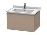 Duravit L-Cube Waschtisch-Unterschrank LC616407575 67 x 46,9 cm, leinen, 1 Auszug, wandhängend