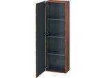 Duravit L-Cube Halbhochschrank LC1168L7979 40x24,3x132cm, Tür links, nussbaum natur