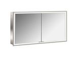 Emco prime Unterputz-Lichtspiegelschrank 949706395 1300x730mm, 2-türig, aluminium/weiss